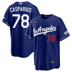 Royal The Blue Crew Ben Casparius #78 Embroidery Men Jerseys 817990-325