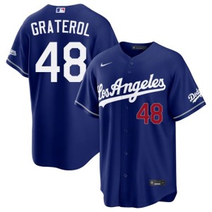 Royal Replica Men Brusdar Graterol L.A. Dodgers #48 Jersey 836909-189