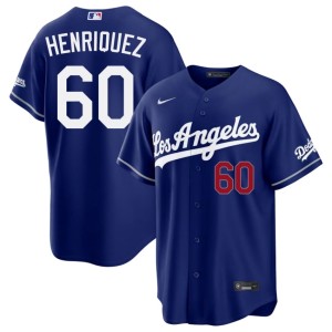 Royal Authentic #60 Los Doyers Edgardo Henriquez Mens Jersey 285250-578