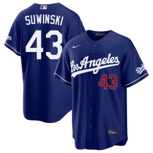 Royal New LAD Men's #43 Jack Suwinski Jerseys 265100-588