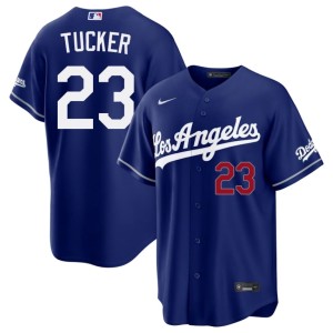 Royal Men's Game Kyle Tucker LA #23 Jersey 746374-719