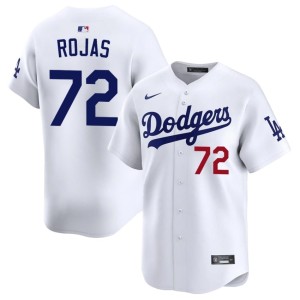White Miguel Rojas Men #72 The Dodgers 2026 Jersey 885271-841