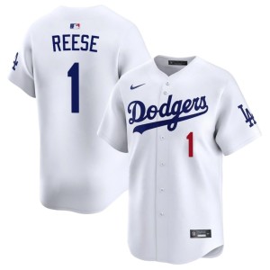 White Pee Wee Reese #1 Men's Player The Dodgers Jersey 120703-239