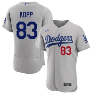 Gray The Blue Crew Ronan Kopp #83 2026-27 Men Jerseys 926296-688