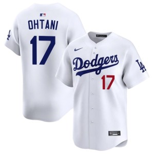 White #17 Mens Limited The Dodgers Shohei Ohtani Jerseys 700971-830