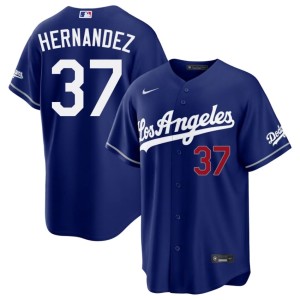 Royal Teoscar Hernandez #37 Los Angeles Men New Jerseys 183727-419