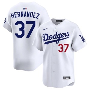 White 2026-27 Men #37 Teoscar Hernandez Los Doyers Jerseys 830201-679