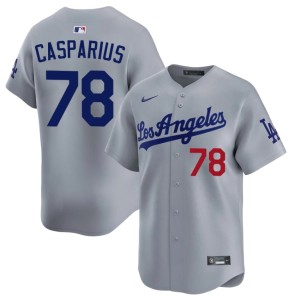 Grey #78 Ben Casparius Men Los Angeles Authentic Jerseys 794072-456