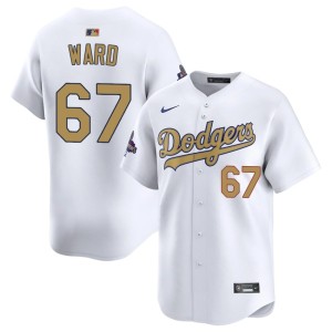 White Men's Limited Los Doyers Ryan Ward #67 2026 Gold Collection Jersey 380158-964