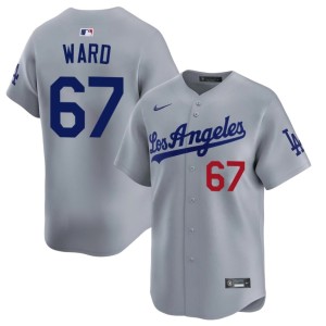 Grey Stitched L.A. Ryan Ward Mens #67 Jersey 992190-594