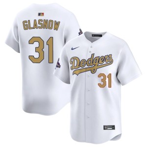 White 2026 Gold Collection #31 Men 2026 Los Doyers Tyler Glasnow Jersey 440927-539