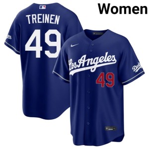 Royal 2026 #49 LA Blake Treinen Womens Jerseys 885858-235