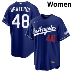 Royal The Boys in Blue Womens Brusdar Graterol #48 Limited Jerseys 754951-394