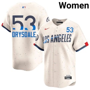 Cream #53 Women Don Drysdale 2026-27 LAD Jersey 738120-716