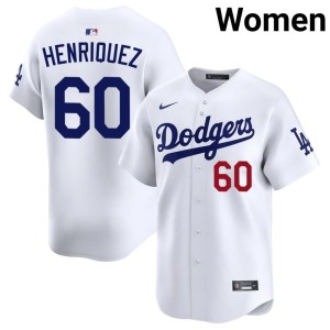 White Edgardo Henriquez #60 2026 Womens LA Dodgers Jerseys 519555-516