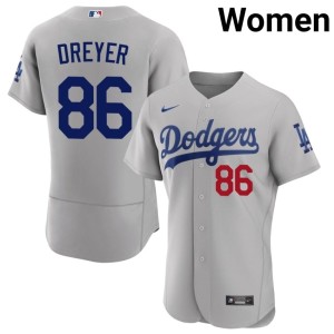Gray The Blue Crew Game #86 Womens Jack Dreyer Jerseys 840283-560