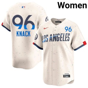 Cream Landon Knack 2026 #96 The Boys in Blue Women Jerseys 644609-827