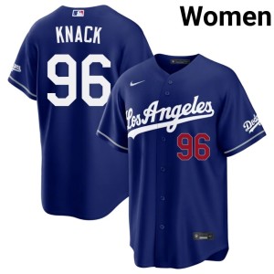 Royal Landon Knack Popular #96 Women's Los Doyers Jersey 960966-476