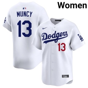 White LA Popular Women's Max Muncy #13 Jersey 764105-395