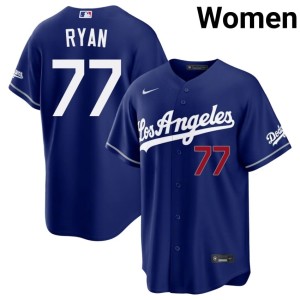 Royal L.A. Womens River Ryan #77 Game Jersey 356319-548