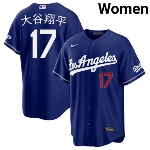 Royal Shohei Ohtani Womens Popular Los Angeles Dodgers #17 Jerseys 724663-840