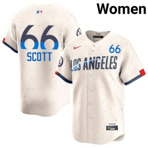 Cream Tanner Scott #66 The Boys in Blue Player Women Jerseys 237225-190
