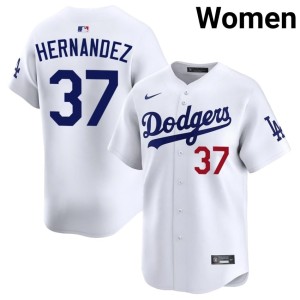 White Women Teoscar Hernandez Game #37 The Blue Crew Jersey 343231-583