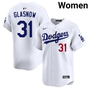 White Women Tyler Glasnow MLB Los Angeles Dodgers #31 Jersey 840440-600