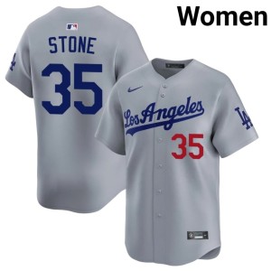 Grey #35 Women L.A. Gavin Stone Stitched Jersey 609065-576