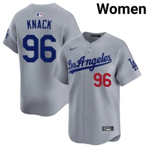 Grey Landon Knack Women #96 2026-27 LA Dodgers Jersey 761650-338