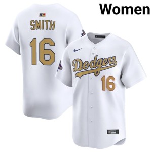 White Women's #16 Will Smith Limited 2026 Gold Collection The Blue Crew Jerseys 191320-885