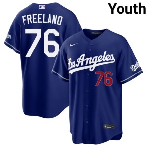 Royal Alex Freeland Youth LA Dodgers #76 Player Jersey 417952-962