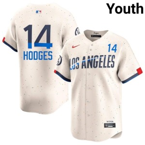 Cream 2026-27 Los Angeles Dodgers #14 Youth Gil Hodges Jerseys 677304-685