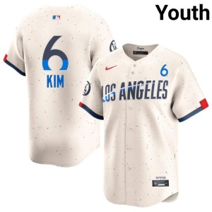 Cream Youth Hyeseong Kim Player #6 Los Angeles Jersey 791444-754