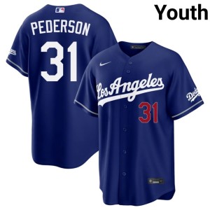 Royal Game Joc Pederson #31 Youth L.A. Dodgers Jersey 660085-972