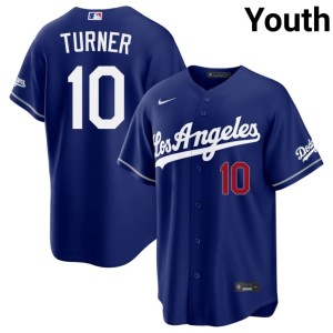 Royal Justin Turner L.A. Youth MLB #10 Jerseys 413807-110