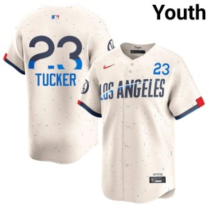 Cream Youth Kyle Tucker #23 Replica L.A. Dodgers Jersey 937981-406
