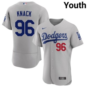 Gray L.A. #96 Youth 2026 Landon Knack Jerseys 594113-353