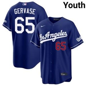 Royal Paul Gervase #65 The Blue Crew Stitched Youth Jersey 114955-369