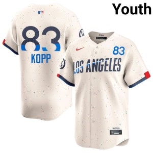 Cream L.A. #83 Player Ronan Kopp Youth Jersey 226898-404