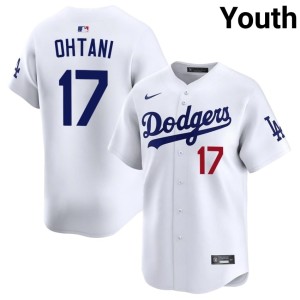 White Youth #17 LAD Popular Shohei Ohtani Jerseys 581476-574