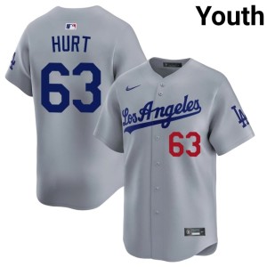 Grey Replica Kyle Hurt #63 The Boys in Blue Youth Jerseys 833306-538